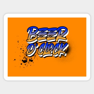 Beer O'clock Sticker